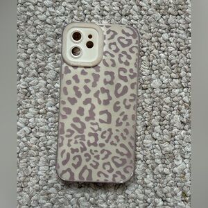 Beige Leopard Print IPhone 12 Case